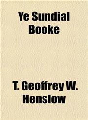 Ye Sundial Booke,1151447935,9781151447937
