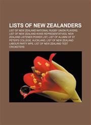 Lists of New Zealanders List of New Zealand national rugby union players, List of New Zealand Kiwis representatives,1157608140,9781157608141
