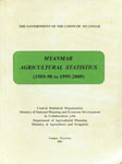Myanmar Agricultural Statistics (1989-90 to 1999-2000)