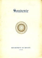 Department of Botany, 1958 : Souvenir