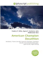 American Champion Decathlon,6134303895,9786134303897