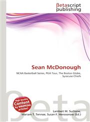 Sean McDonough,6136397587,9786136397580