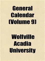 General Calendar (Volume 9),115282838X,9781152828384