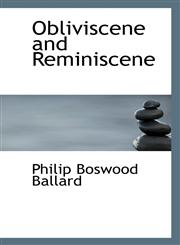 Obliviscene and Reminiscene,1117678970,9781117678979