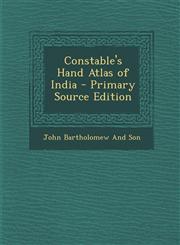 Constable's Hand Atlas of India - Primary Source Edition,1293755966,9781293755969