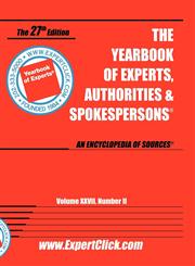 Yearbook of Experts 2008 Vol 2,0934333599,9780934333597