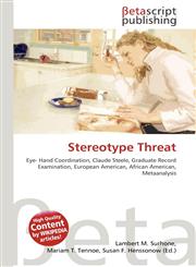 Stereotype Threat,6130459807,9786130459802