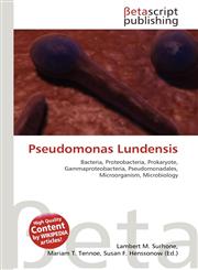 Pseudomonas Lundensis,6137635597,9786137635599