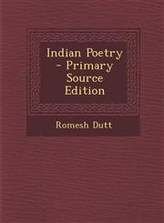 Indian Poetry - Primary Source Edition,1295450801,9781295450800