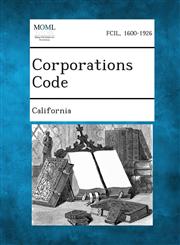 Corporations Code,1289342431,9781289342432