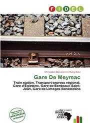 Gare De Meymac,6200683549,9786200683540