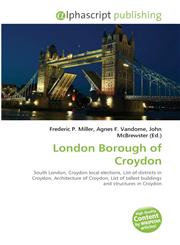London Borough of Croydon,6130032811,9786130032814