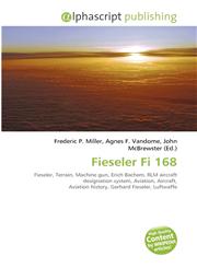 Fieseler Fi 168,6134204803,9786134204804