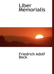 Liber Memorialis,1115917854,9781115917858