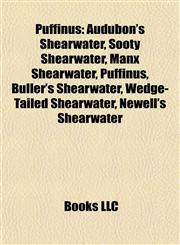 Puffinus Audubon's Shearwater, Sooty Shearwater, Manx Shearwater, Buller's Shearwater, Wedge-Tailed Shearwater, Newell's Shearwater,115526570X,9781155265704