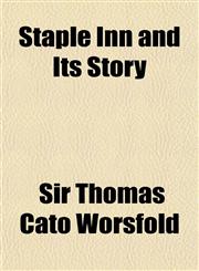 Staple Inn and Its Story,1151672246,9781151672247