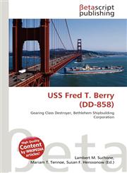 USS Fred T. Berry (DD-858),6132089950,9786132089953