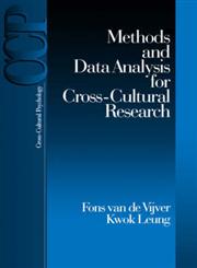 Methods and Data Analysis for Cross-Cultural Research,0761901078,9780761901075