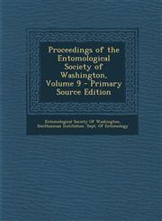 Proceedings of the Entomological Society of Washington, Volume 9 - Primary Source Edition,1294144456,9781294144458
