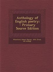 Anthology of English Poetry;,1289702187,9781289702182