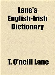 Lane's English-Irish Dictionary,1154953904,9781154953909