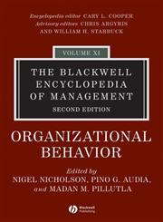 The Blackwell Encyclopedia of Management, Organizational Behavior, Vol. 2 2nd Edition,0631235361,9780631235361