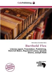 Barthold Fles,613583312X,9786135833126