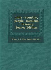 India country, people, missions  - Primary Source Edition,1295742578,9781295742578