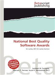 National Best Quality Software Awards,6136097397,9786136097398