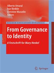 From Governance to Identity A Festschrift for Mary Henkel,1402089937,9781402089930