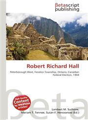 Robert Richard Hall,6134886831,9786134886833