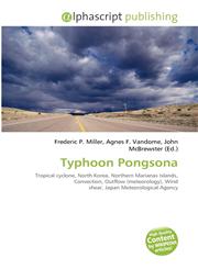 Typhoon Pongsona,6134270903,9786134270908