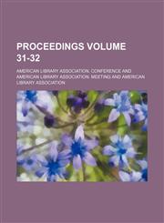 Proceedings Volume 31-32,1152588389,9781152588387