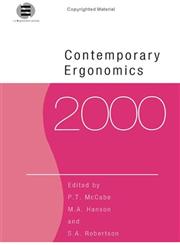 Contemporary Ergonomics 2000,0748409580,9780748409587