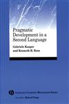 Pragmatic Development in a Second Language,0631234306,9780631234302